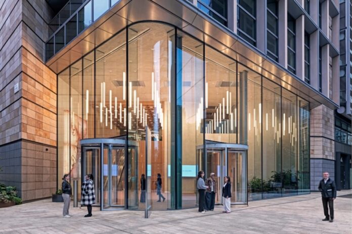 Entrance to One Triton Square | AI PropTech News