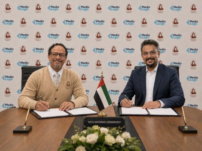 MoU signing ceremony between Medialogic and Digitalabbot | AI PropTech News
